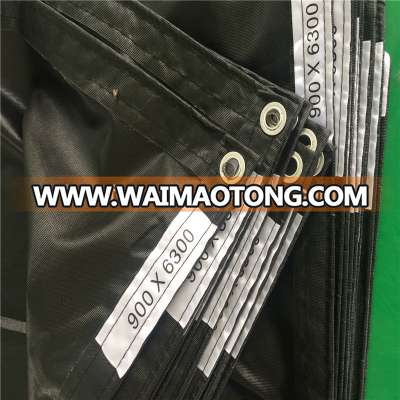 Black Fireproof PVC Coated Mesh /Fire Retardant Mesh Sheet